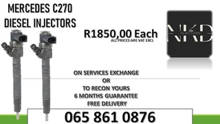 Mercedes C270 Diesel Injectors For Sale Or The Same Day Recon
