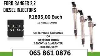 Ford Ranger 2.2 Diesel Injectors For Sale With Warranty