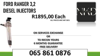 Ford Ranger 3.2 Diesel Injectors For Sale With Warranty