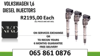 Volkswagen 1.6 Diesel Injectors For Sale With Warranty