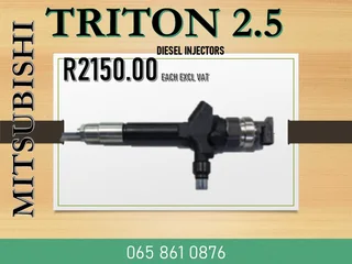 Mitsubishi Triton 2.5 Diesel Injectors For Sale With Test Report