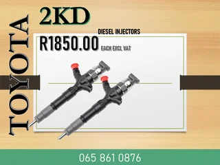 Toyota 2kd Diesel Injectors For Sale With Test Report