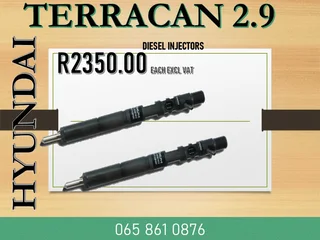Hyundai Terrican 2.9 Diesel Injectors For Sale With Test Report
