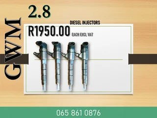 Gwm 2.8 Diesel Injectors For Sale With Test Report