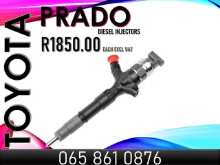 Toyota Prado Diesel Injectors For Sale Or Recon