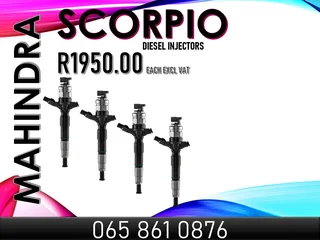 Mahindr Scorpio Diesel Injectors For Sale Or To Recon