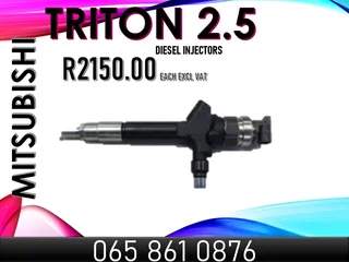 Mitsubishi Triton 2.5 Diesel Injectors For Sale Or To Recon