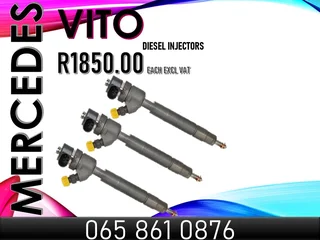 Mercedes Benz Vito Diesel Injectors For Sale Or To Recon