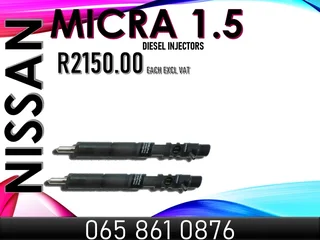 Nissan Micra 1.5 Diesel Injectors For Sale Or To Recon