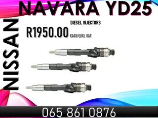Nissan Navara Yd25 Diesel Injectors For Sale Or To Recon