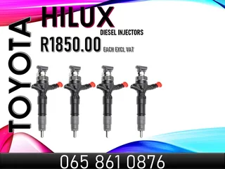 Toyota Hilux Diesel Injectors For Sale Or To Recon