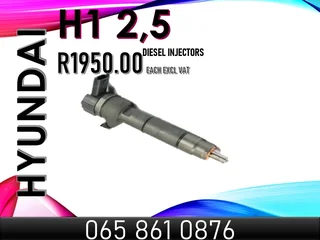 Hyundai H1 Diesel Injectors For Sale Or To Recon