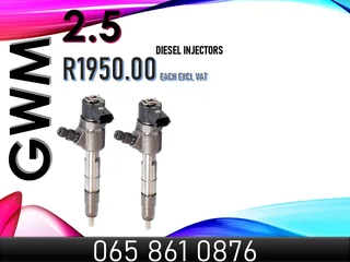 Gwm 2.5 Diesel Injectors For Sale Or To Recon With Warranty