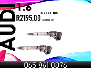 Audi 1.6 Diesel Injectors For Sale Or To Recon
