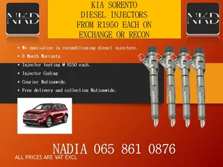 Kia Sorento Diesel Injectors For Sale With Test Report