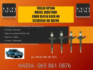 Nissan Np300 Diesel Injectors For Sale With Test Report