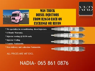 Man Truck Diesel Injectors For Sale With Test Report