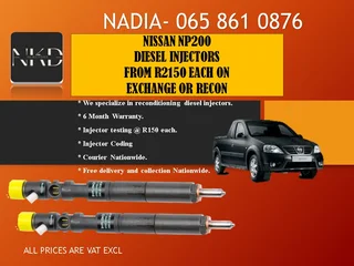 Nissan Np200 Diesel Injectors For Sale With Test Report