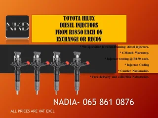 Toyota Hilux Diesel Injectors For Sale With Test Report