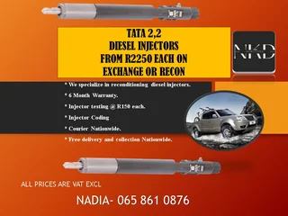 Tata 2.2 Diesel Injectors For Sale With Test Report