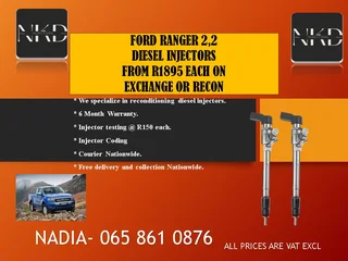 Ford Ranger 2.2 Diesel Injectors For Sale Or To Recon