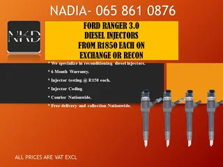 Ford Ranger 3.0 Diesel Injectors For Sale Or To Recon