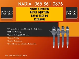 Mazda Bt50 New Diesel Injectors For Sale Or To Recon