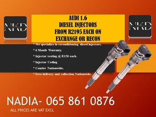 Audi 1.6 Diesel Injectors For Sale With Test Report