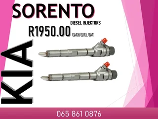 Kia Sorento Diesel Injectors For Sale Or To Recon