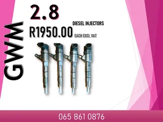 Gwm 2.8 Diesel Injectors For Sale Nationwide