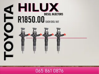 Toyota Hilux Diesel Injectors For Sale With Warranty