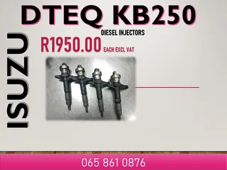 Isuzu Dteq Kb250 Diesel Injectors For Sale With Warranty