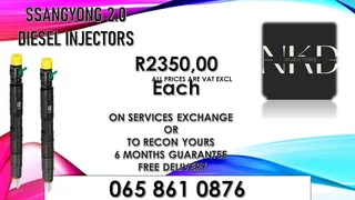 Ssangyong 2.0 Diesel Injectors For Sale On Exchange
