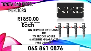 Toyota D4d Diesel Injectors For Sale On Exchange