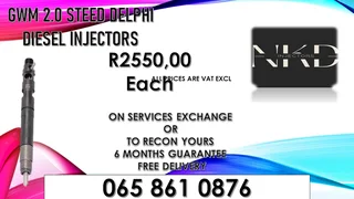 Gwm 2.0 Steed Diesel Injectors For Sale On Exchange