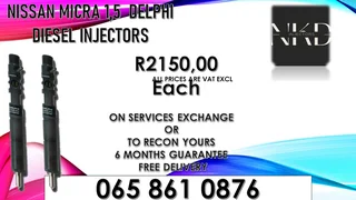 Nissan Micra 1.5 Diesel Injectors For Sale On Exchange