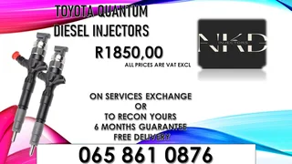 Toyota Quantum Diesel Injectors For Sale On Exchange