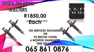 Toyota 2kd Diesel Injectors For Sale On Exchange