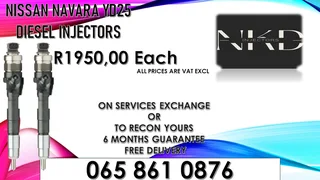 Nissan Navara Yd25 Diesel Injectors For Sale On Exchange