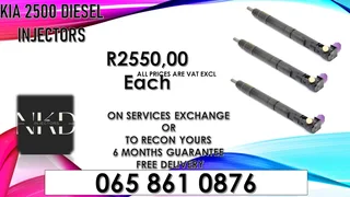 Kia 2500 Diesel Injectors For Sale On Exchange