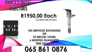 Gwm 2.5 Diesel Injectors For Sale On Exchange