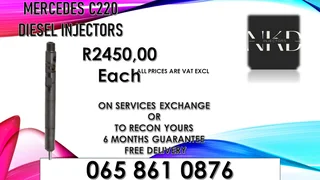 Mercedes C220 Diesel Injectors For Sale On Exchange