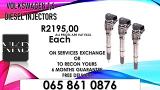 Volkswagen 1.6 Diesel Injectors For Sale On Exchange