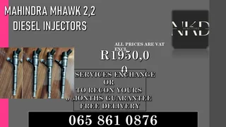 Mahindra Mhawk 2.2 Diesel Injectors For Sale Or To Recon The Same Day