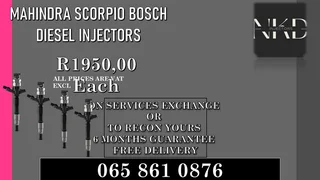 Mahindra Scorpio Diesel Injectors For Sale Or Recon