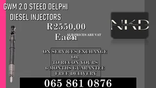 Gwm 2.0 Steed Diesel Injectors For Sale Or Recon