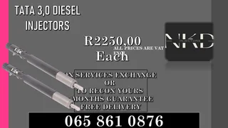 Tata 3.0 Diesel Injectors For Sale Or To Recon