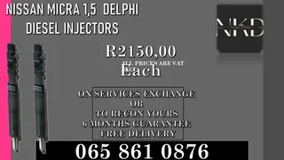 Nissan Micra 1.5 Diesel Injectors For Sale Or To Recon