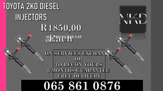 Toyota 2kd Diesel Injectors For Sale Or To Recon