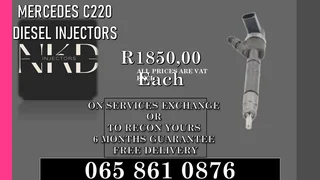 Mercedes C220 Diesel Injectors For Sale Or To Recon